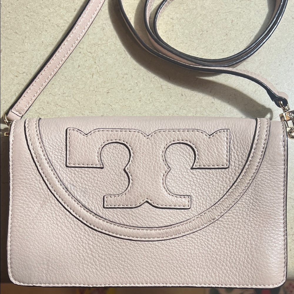 Tory Burch Light Pink Crossbody Bag
